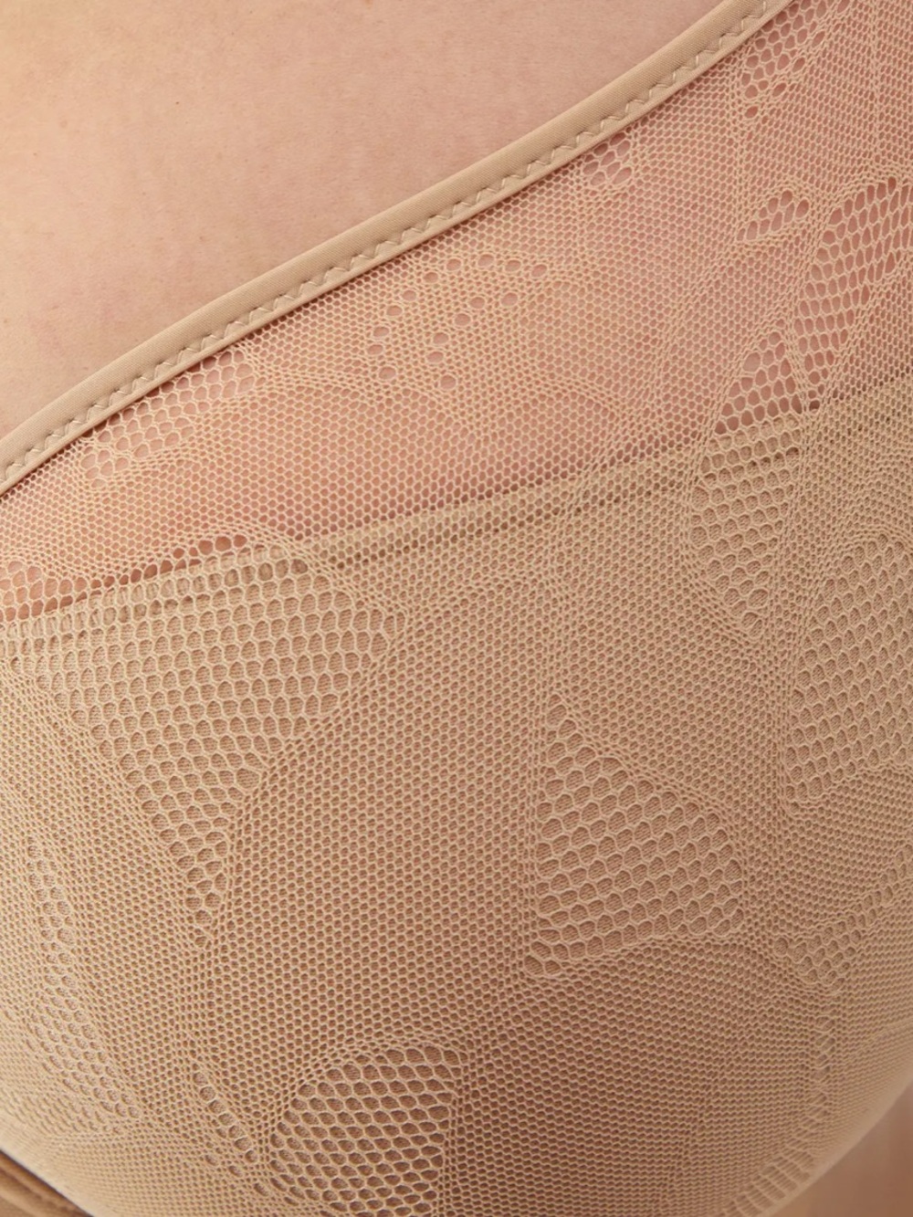 NWT Bali Firm Control Lace Body Briefer Shapewear Nude 34D - Picture 3 of 14